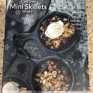 Mini cast iron skillets Pre-Seasoned